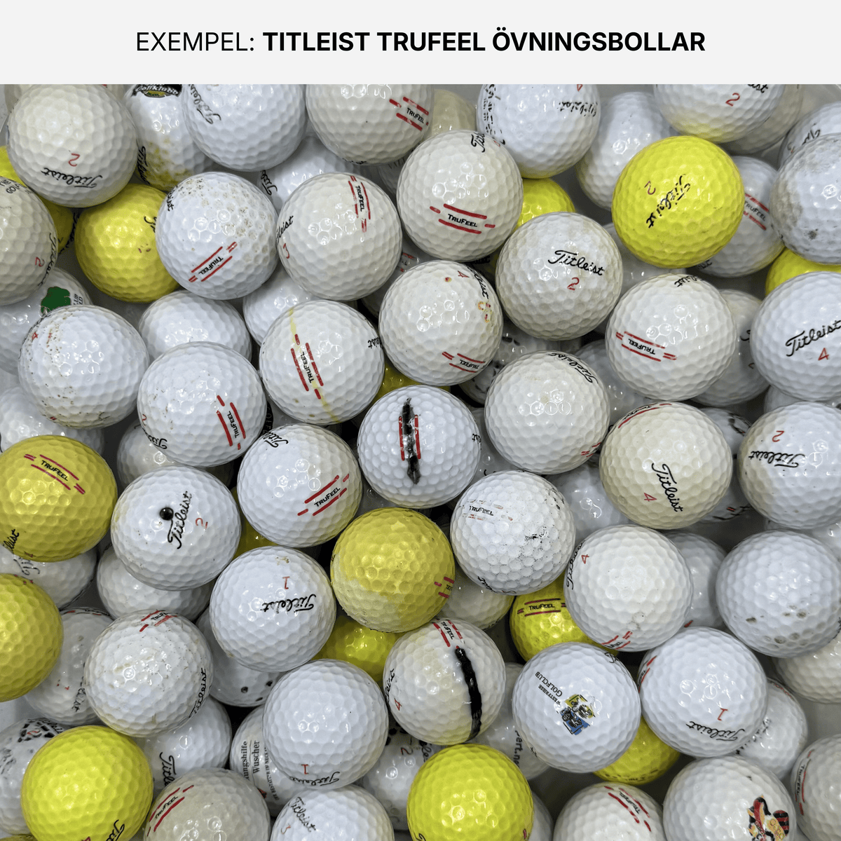 Titleist TruFeel Övningsbollar 50-Pack