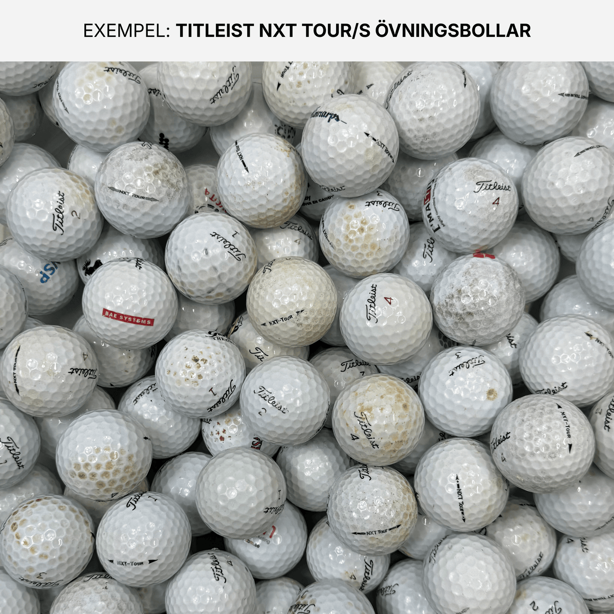 Titleist NXT Tour / NXT Tour S Övningsbollar 50-Pack