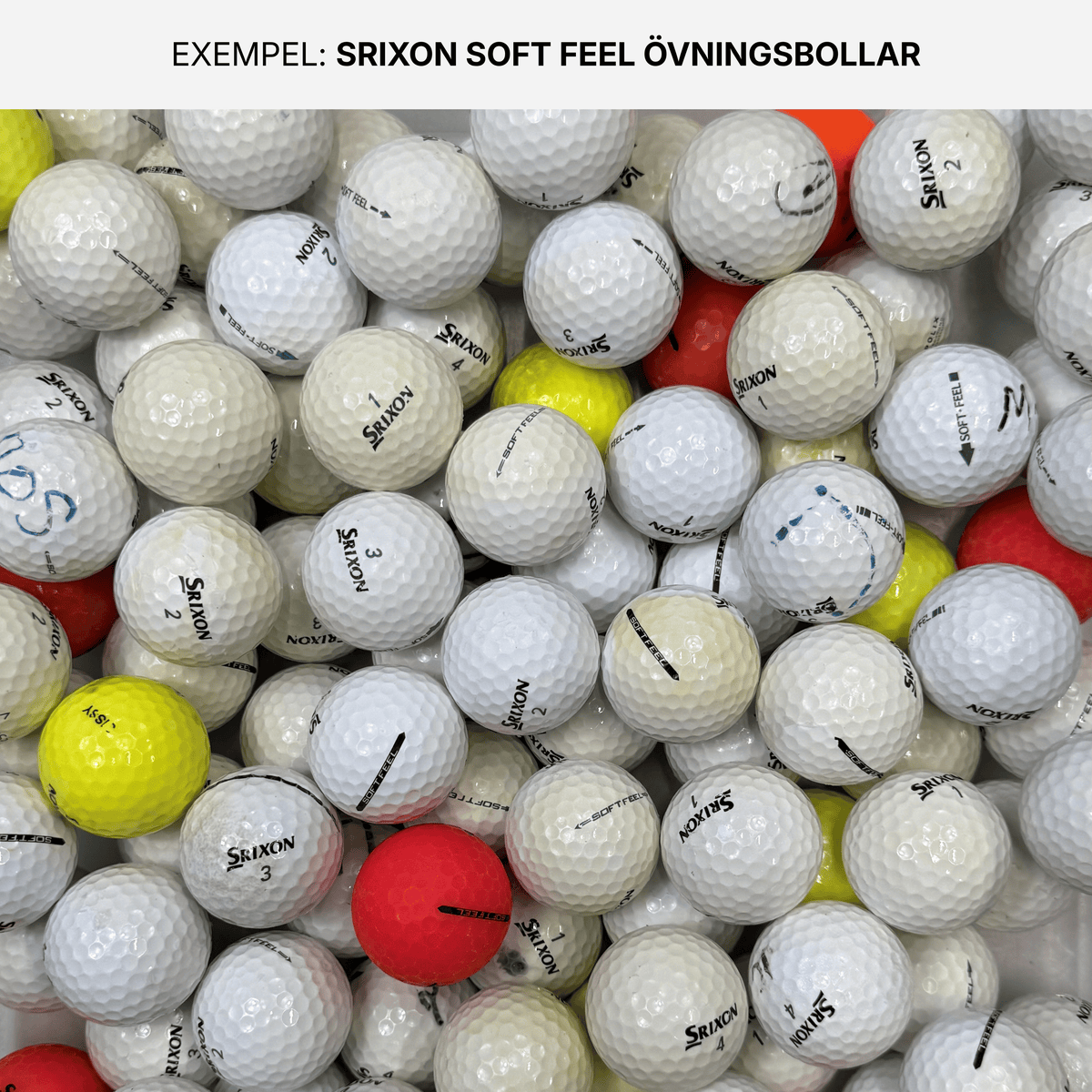 Srixon Soft Feel Practice Balls 50-Pack