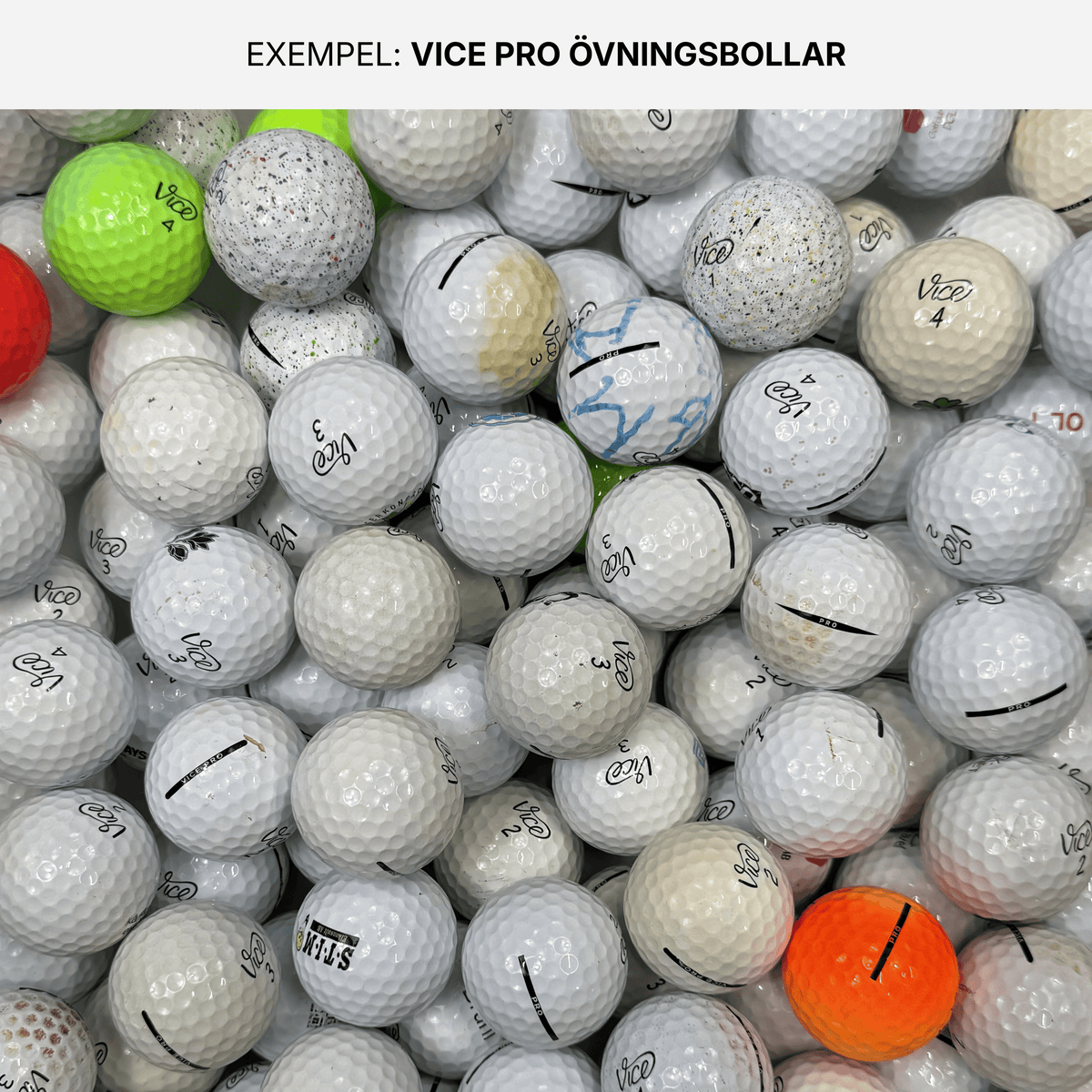 Vice Pro Övningsbollar 50-Pack