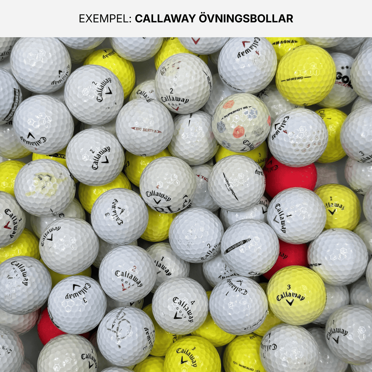 Callaway Övningsbollar 50-Pack