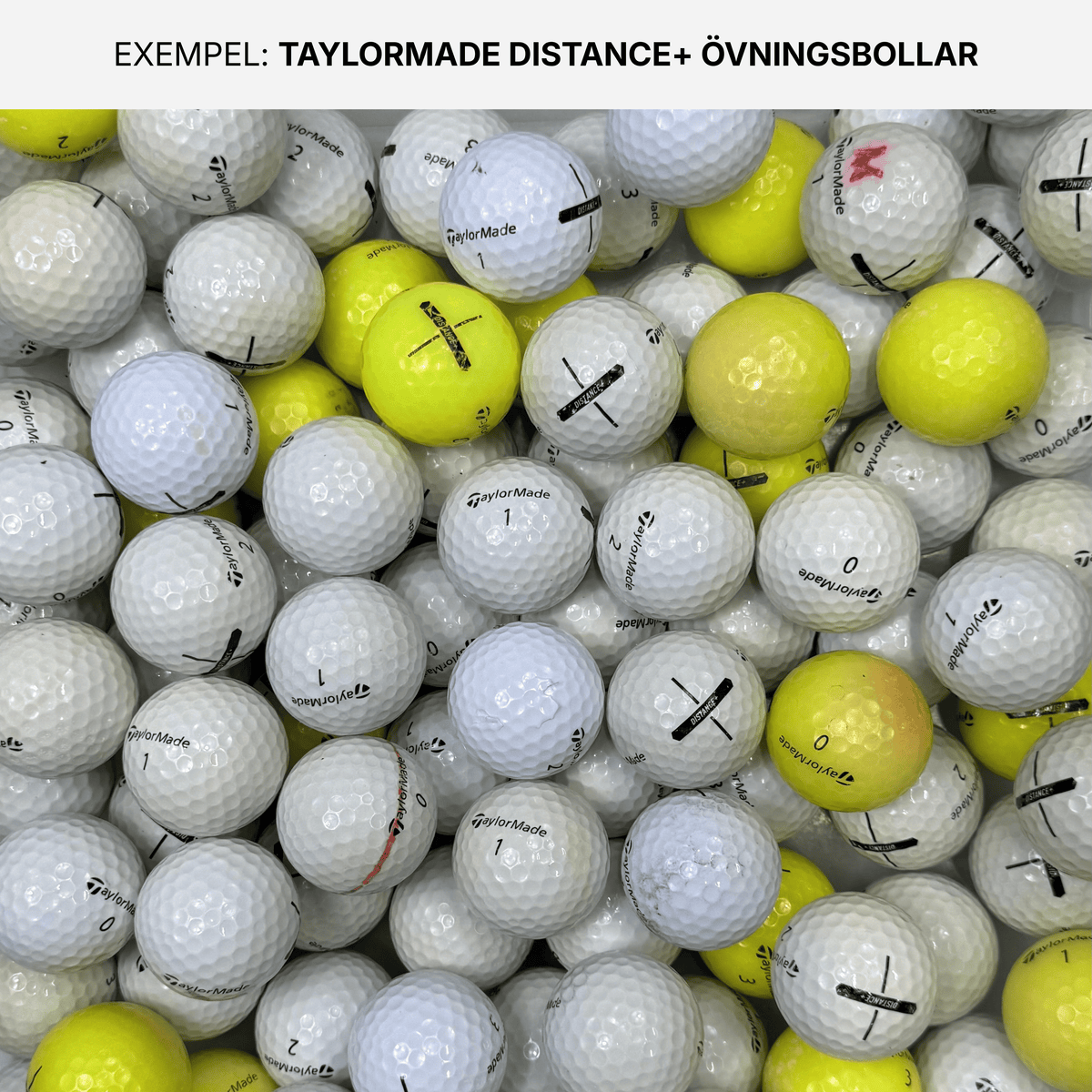 Taylormade Distance + Övningsbollar 50-Pack