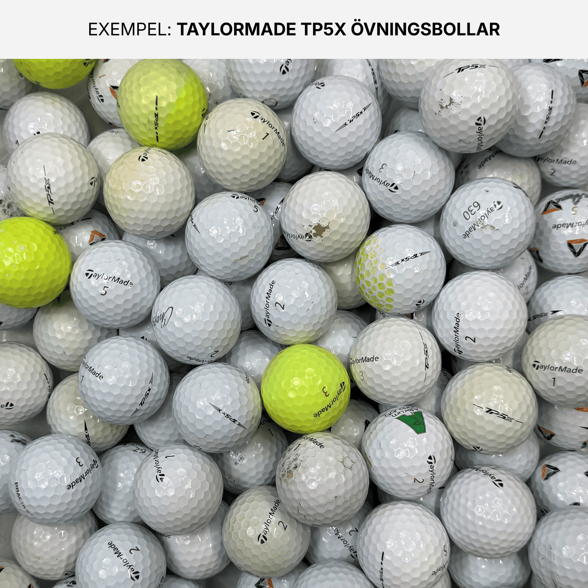 Taylormade TP5X Övningsbollar 50-Pack