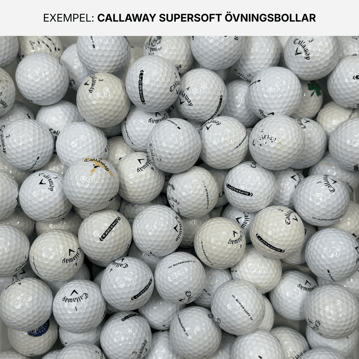 Callaway Supersoft Övningsbollar 50-Pack