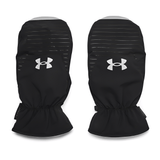 Svarta golfvantar Under Armour CGI Cart Mitt med vitt logotryck – vindtäta och fodrade vantar för vintergolf.