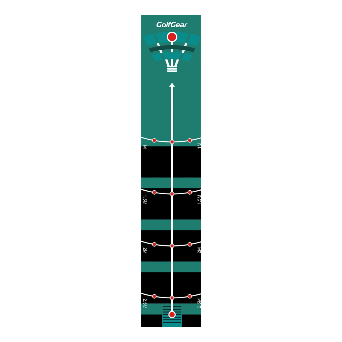 Träna puttning hemma med Putting Mat Deluxe 3M ➤ Perfekt för att vässa längdkontroll, bollstart & självförtroende ✓ Köp puttmatta med snabb leverans hos Plikt Golf!
