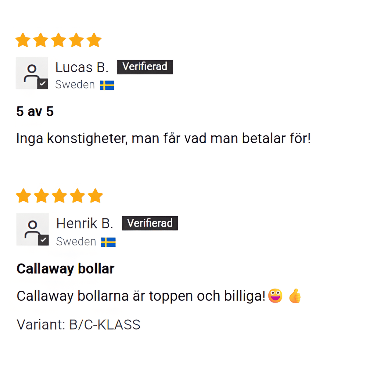 Callaway Supersoft Årsförbrukning 6x12-Pack