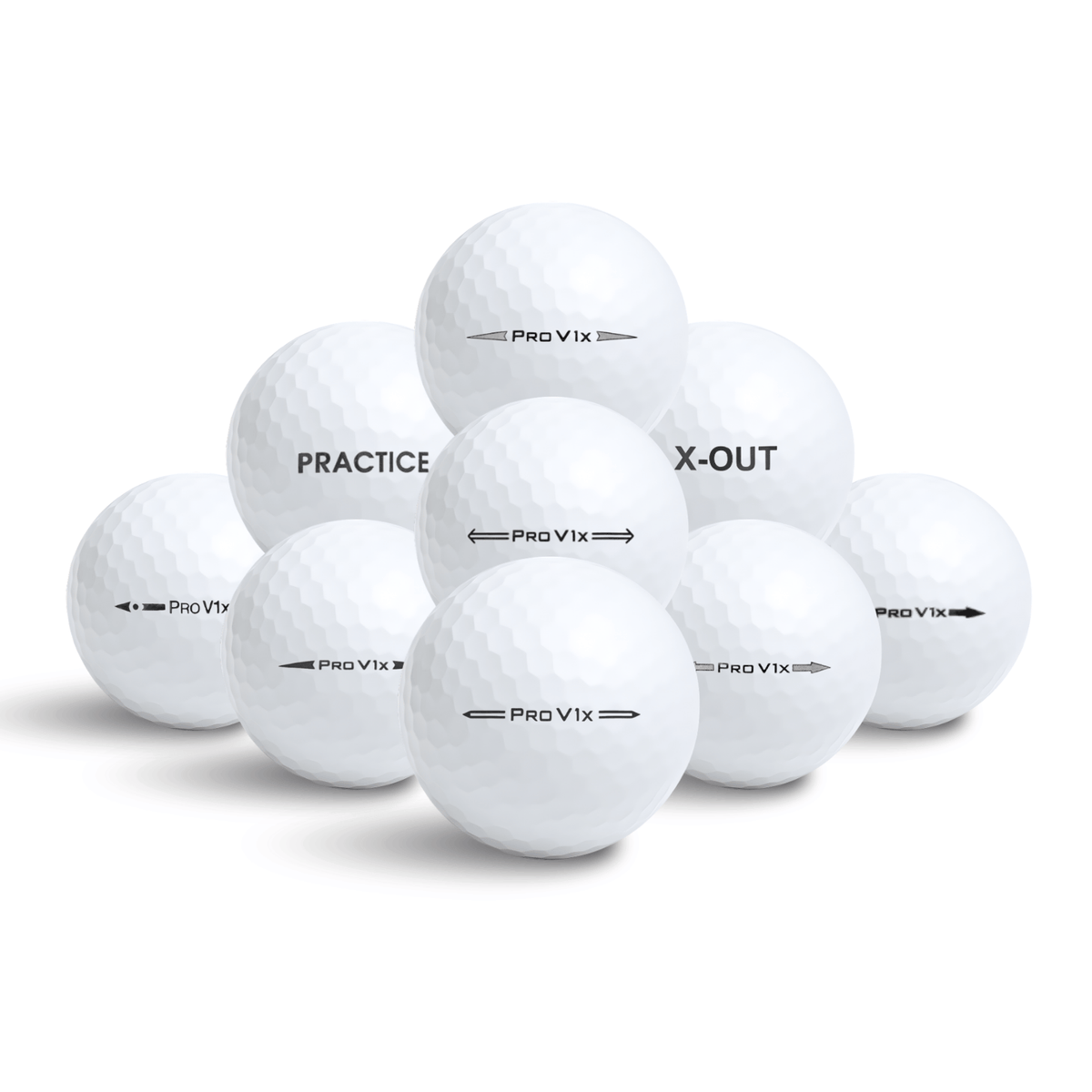 Titleist Pro V1x Övningsbollar 50-Pack