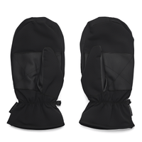 Svarta golfvantar Under Armour CGI Cart Mitt med vitt logotryck – vindtäta och fodrade vantar för vintergolf.