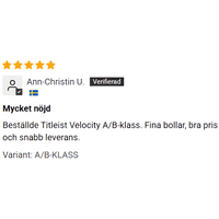 Titleist Velocity Årsförbrukning 6x12-Pack