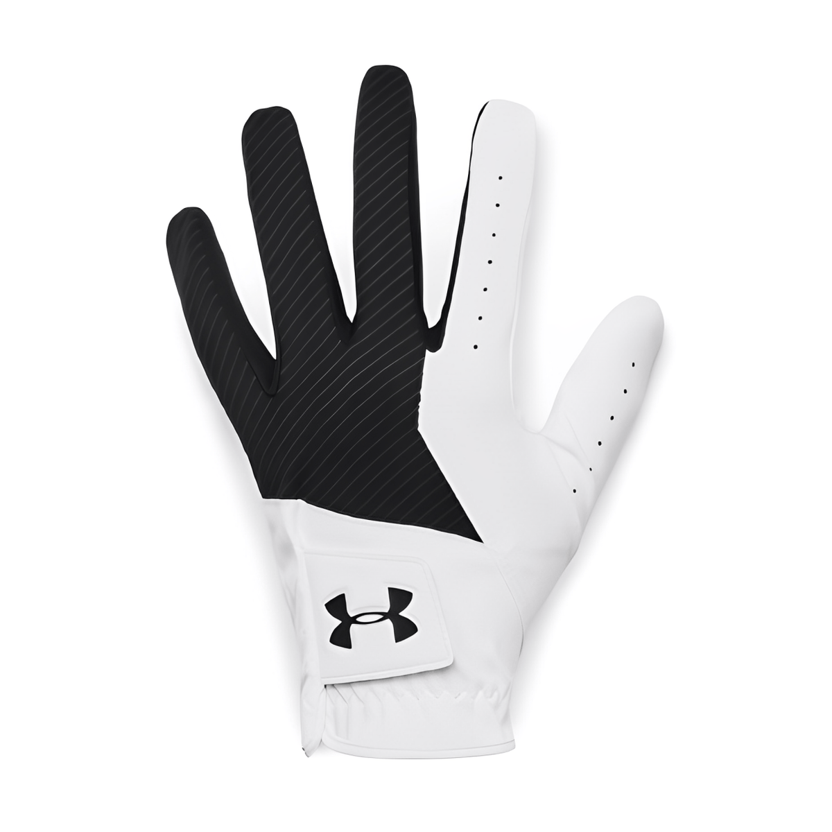 Medal golfhandske från under armour i en härlig blandning mellan svart och vitt i färg hos pliktgolf.se