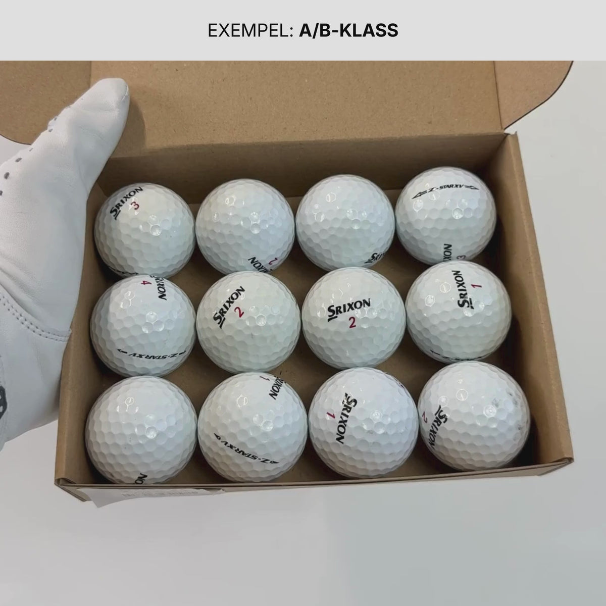 Ett exempel på hur våran Srixon Z-Star XV kan se ut i A/B-Klass.