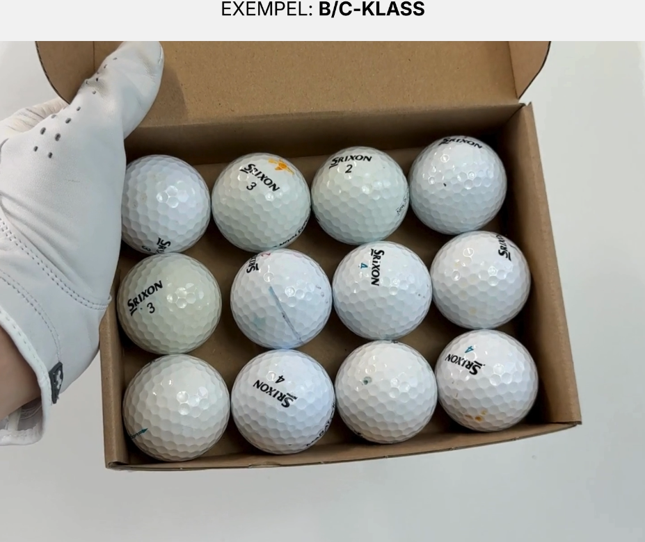 En kort video som visar ett exempel på hur våran Srixon Mix i B/C-Klass kan se ut.