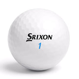 Srixon AD333 logotyp på golfboll – återvunnen premiumboll hos Plikt Golf
