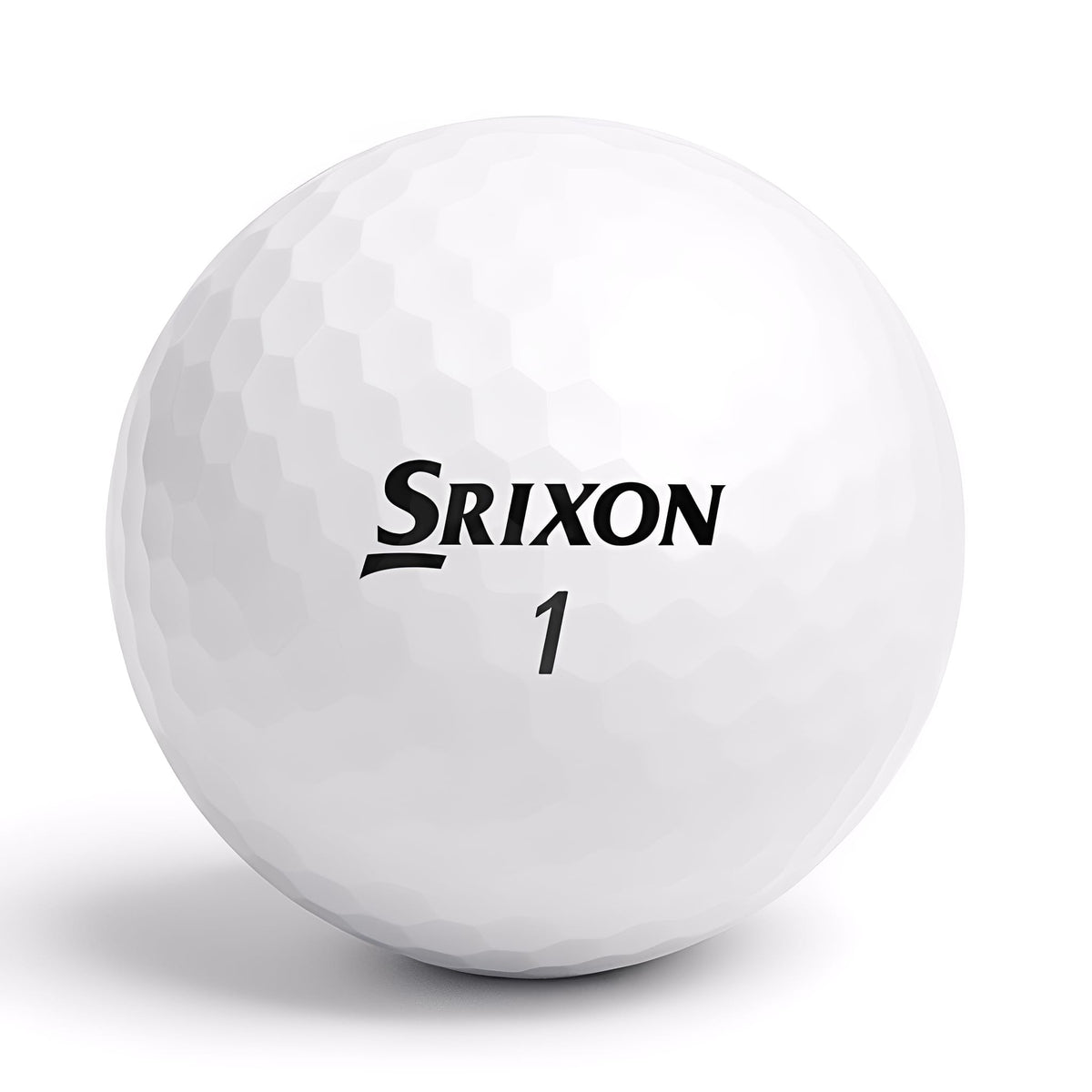 Srixon logotyp på golfboll – återvunnen premiumboll hos Plikt Golf