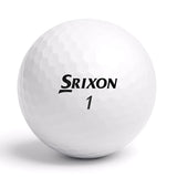 Srixon logotyp på golfboll – återvunnen premiumboll hos Plikt Golf