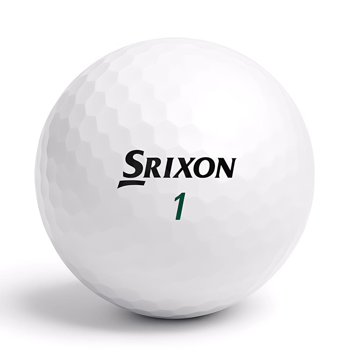 Närbild på Srixon Soft Feel golfboll med logga