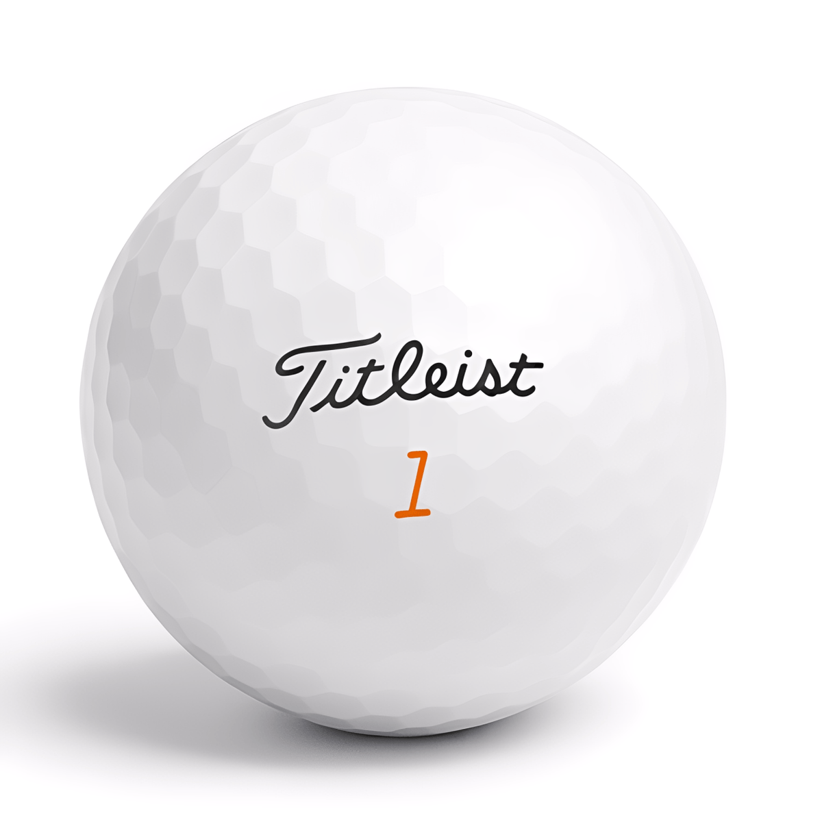Närbild på Titleist Velocity golfboll – hög bollhastighet och lång distans